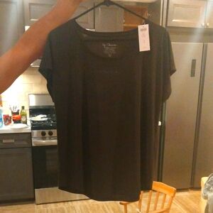 Chico's Classic Brown Short Sleeve Tee